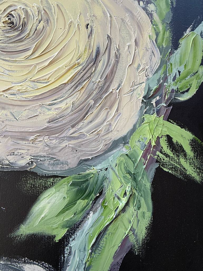 Original Art Nouveau Botanic Painting by Levin Hodaya