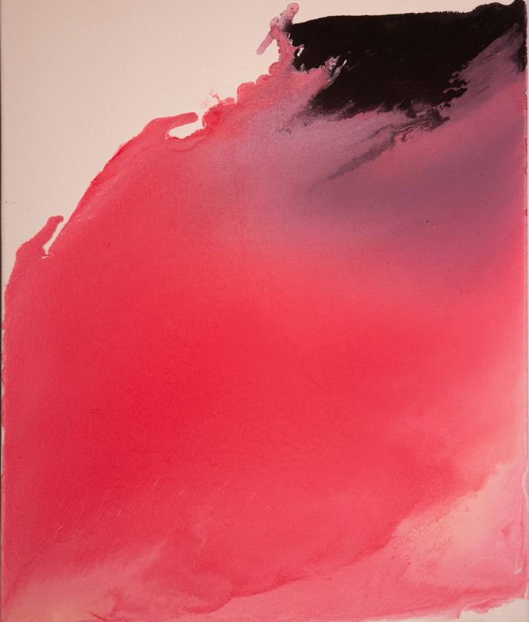 Original Abstract Expressionism Love Painting by Levin Hodaya