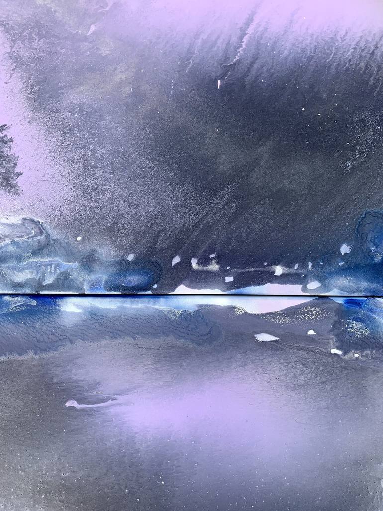 Original Abstract Expressionism Abstract Painting by Levin Hodaya