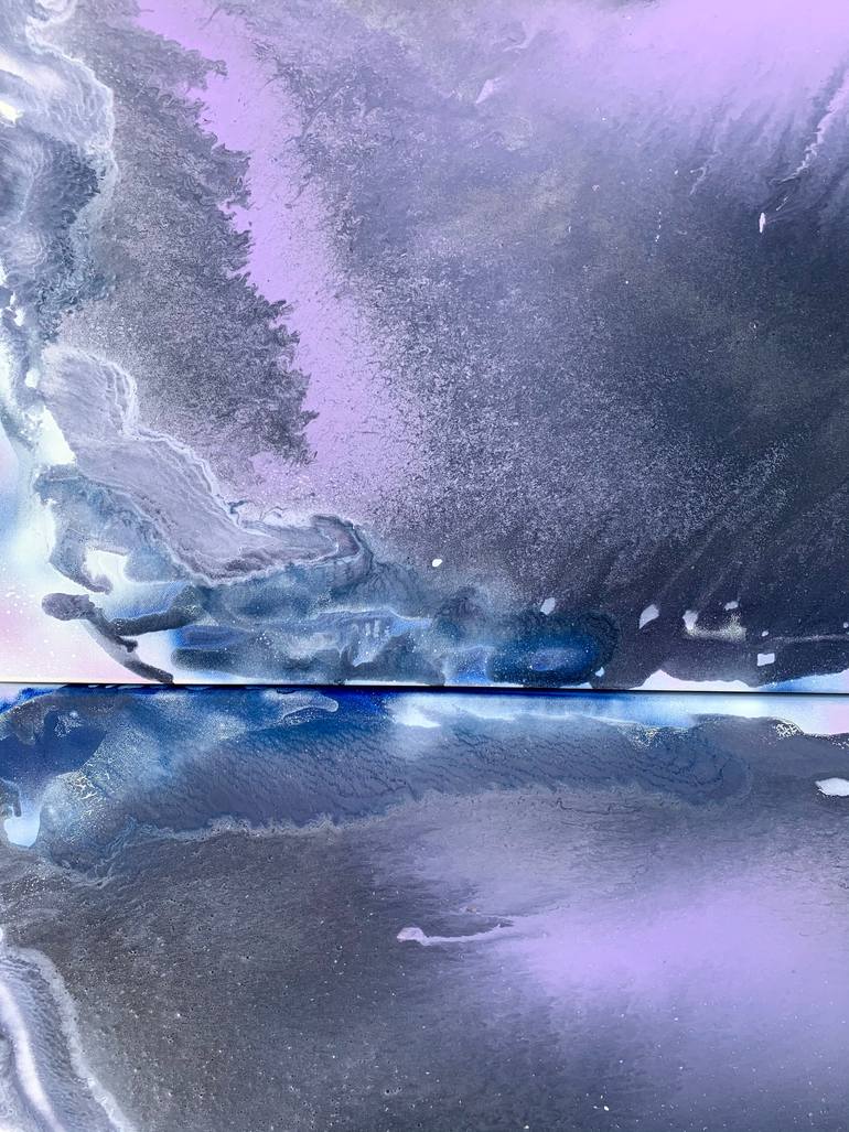 Original Abstract Expressionism Abstract Painting by Levin Hodaya