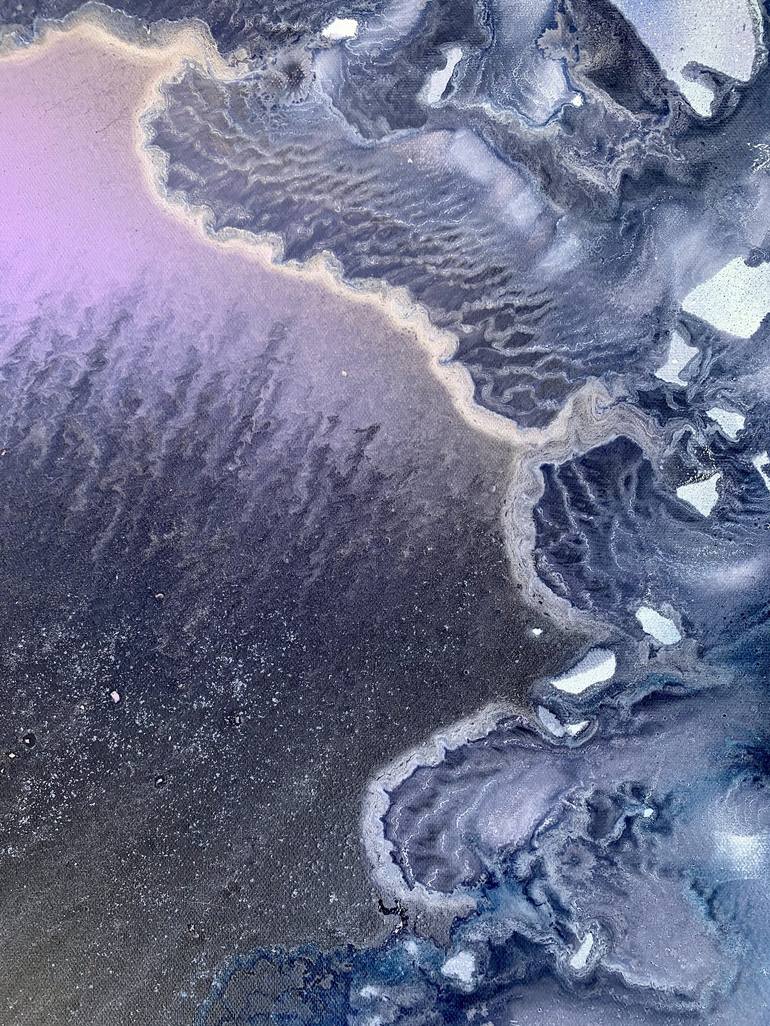 Original Abstract Expressionism Abstract Painting by Levin Hodaya