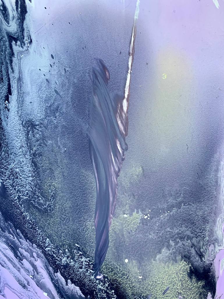 Original Abstract Expressionism Light Painting by Levin Hodaya