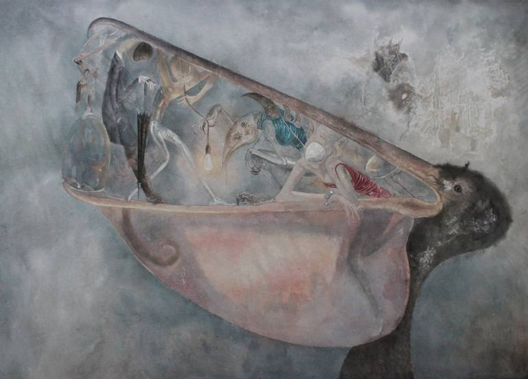 Original Contemporary Family Paintings by Kailiang Li