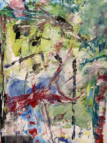 Original Abstract Expressionism Abstract Paintings by Dieter Wienholt