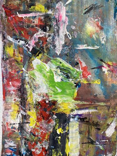 Original Abstract Expressionism Abstract Paintings by Dieter Wienholt