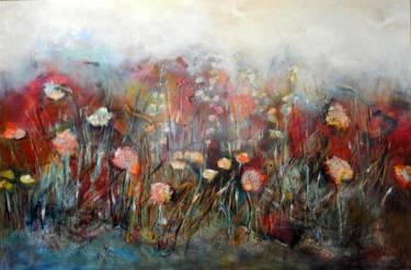 Print of Abstract Floral Paintings by Teresa Zimny