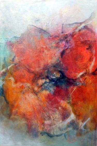 Original Abstract Floral Paintings by Teresa Zimny