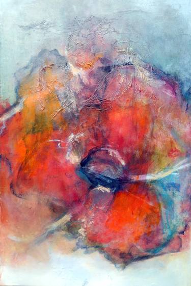 Print of Abstract Floral Paintings by Teresa Zimny