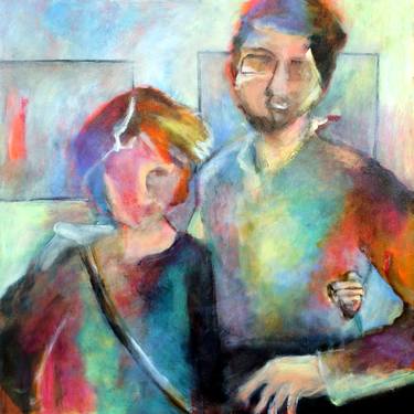 Original Abstract Family Paintings by Teresa Zimny