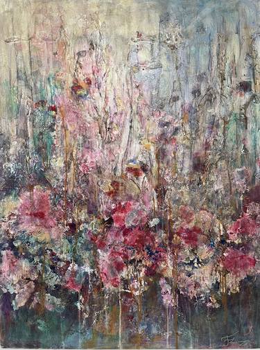 Print of Expressionism Floral Paintings by Teresa Zimny
