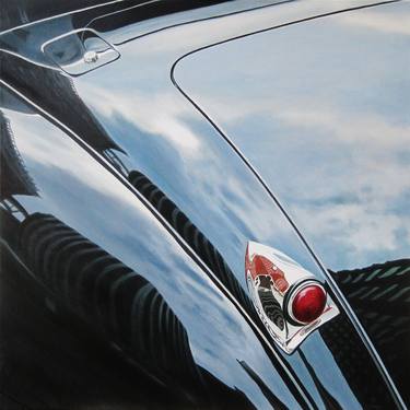 Original Photorealism Automobile Paintings by Bruce Mitchell