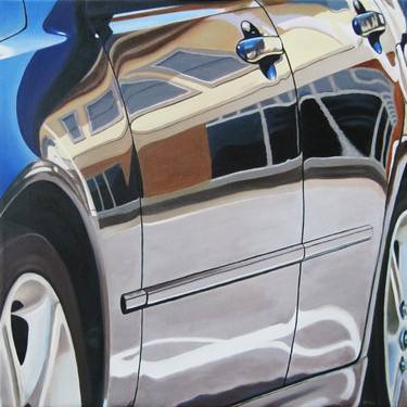 Print of Photorealism Automobile Paintings by Bruce Mitchell