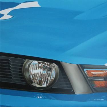 Print of Photorealism Automobile Paintings by Bruce Mitchell
