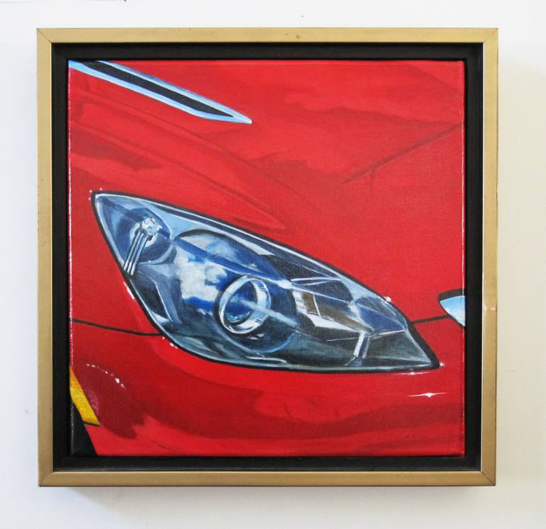 Original Modernism Transportation Painting by Bruce Mitchell