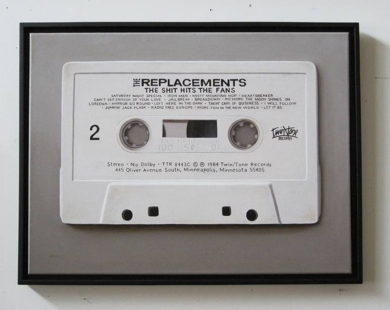 Original Minimalism Music Painting by Bruce Mitchell