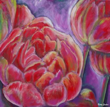 Print of Floral Paintings by Betty Jonker