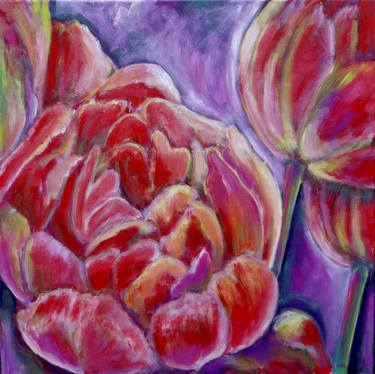 Print of Figurative Floral Paintings by Betty Jonker