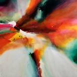 Samba #1 - large living abstract paintings dedicated to Brazil by Dan Bunea