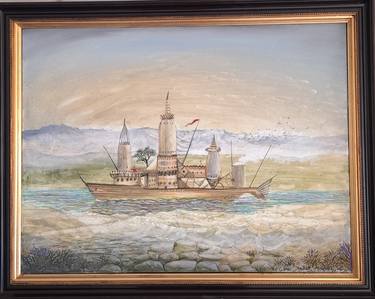 Original Boat Paintings by Pablo Miquel