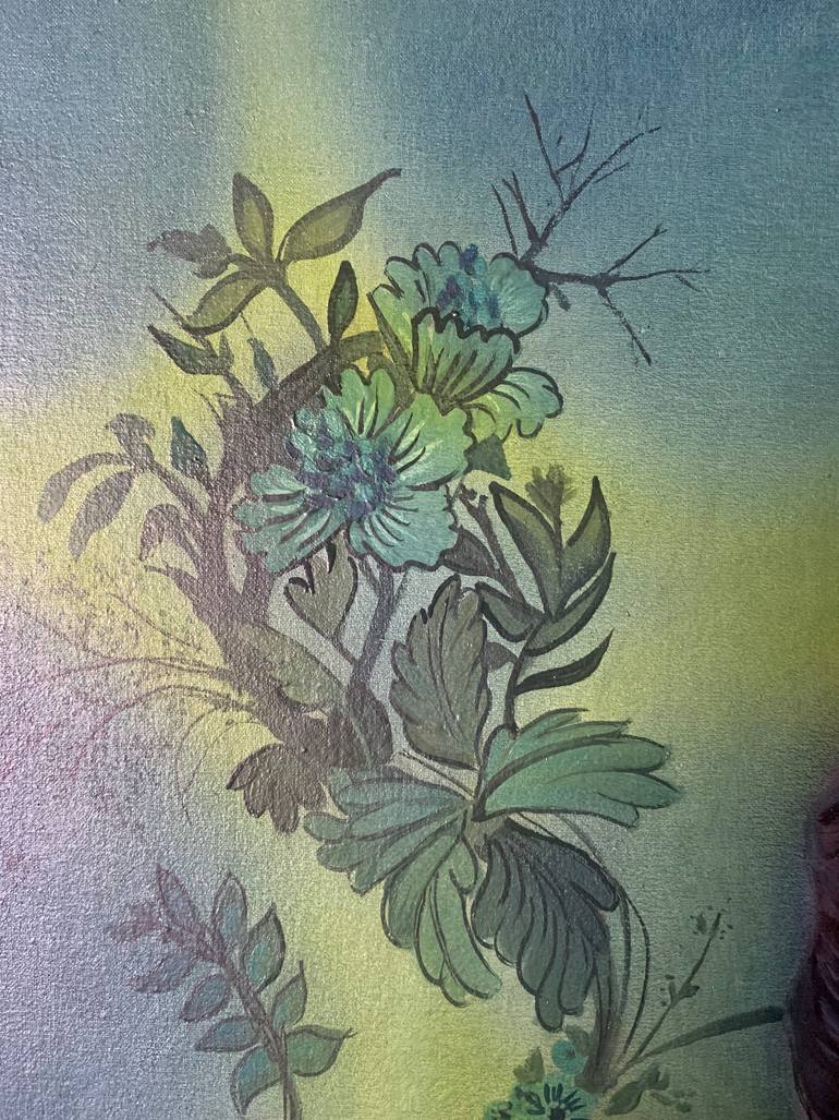 Original Classicism Abstract Painting by Christelle Guillet