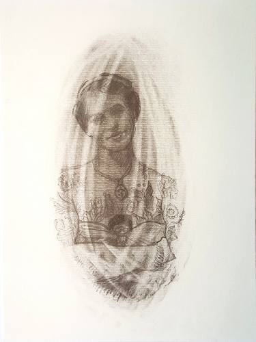 Print of Portrait Drawings by christelle Guillet