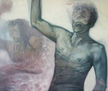 Original Figurative People Paintings by christelle Guillet