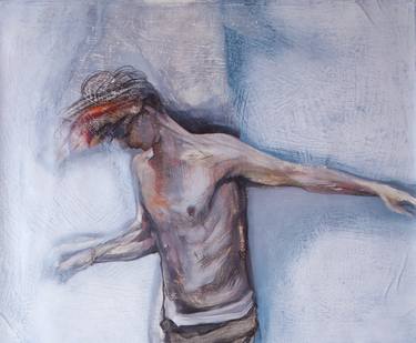 Original Expressionism Men Paintings by christelle Guillet