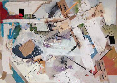 Original Abstract Collage by Philippe Laferriere