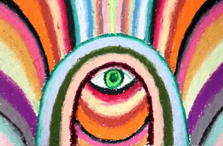 Original Dada Abstract Painting by Philippe Laferriere