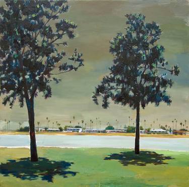 Original Abstract Landscape Painting by Marisa Murrow