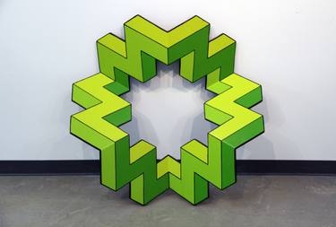 Print of Abstract Geometric Sculpture by Braydon Gold