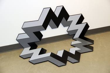 Print of Conceptual Geometric Paintings by Braydon Gold