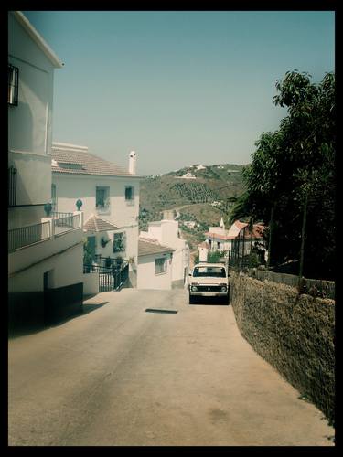 Steep Road with Car thumb