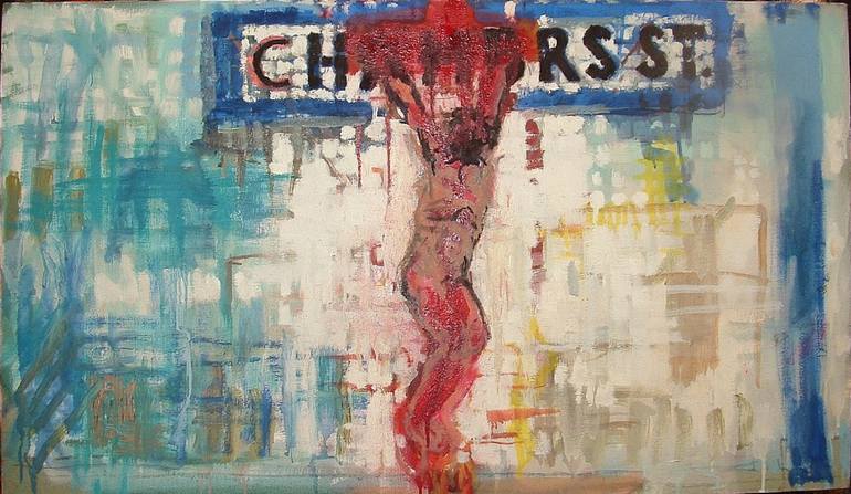 Original Expressionism Cities Painting by Steven Agin