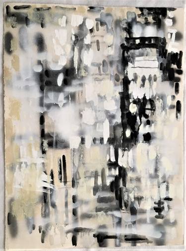 Original Abstract Cities Paintings by Steven Agin