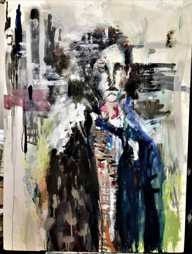 Original Expressionism Portrait Paintings by Steven Agin