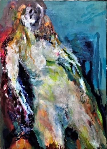 Original Expressionism Nude Paintings by Steven Agin