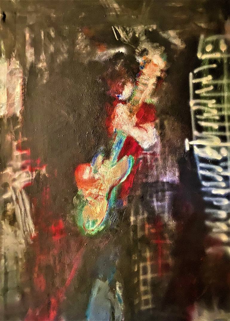Original Expressionism Music Painting by Steven Agin