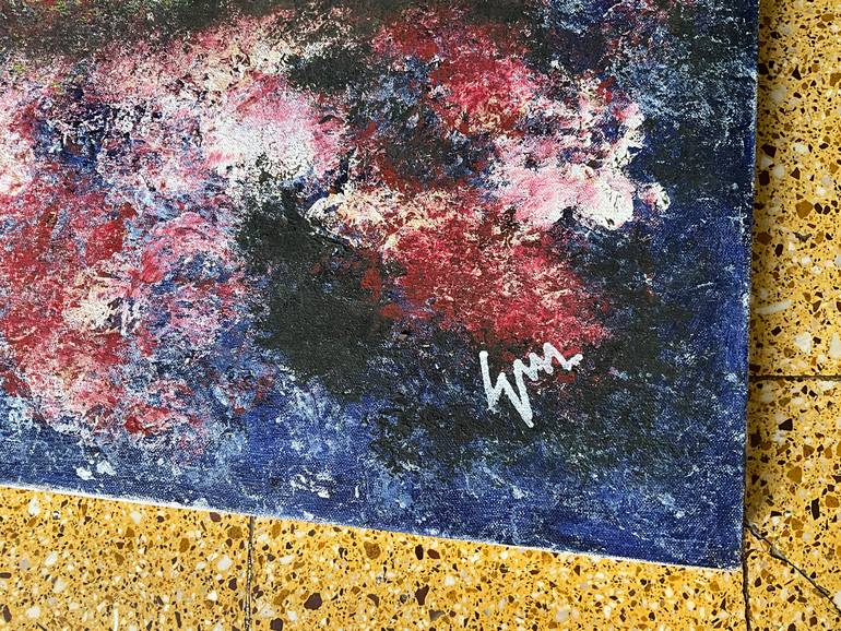 Original Abstract Expressionism Abstract Painting by Gina Lafont