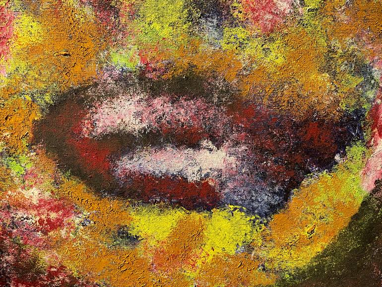Original Abstract Expressionism Abstract Painting by Gina Lafont