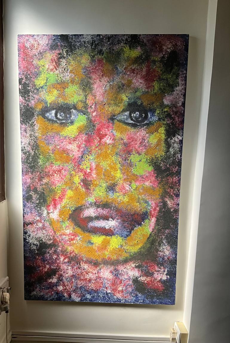Original Abstract Expressionism Abstract Painting by Gina Lafont