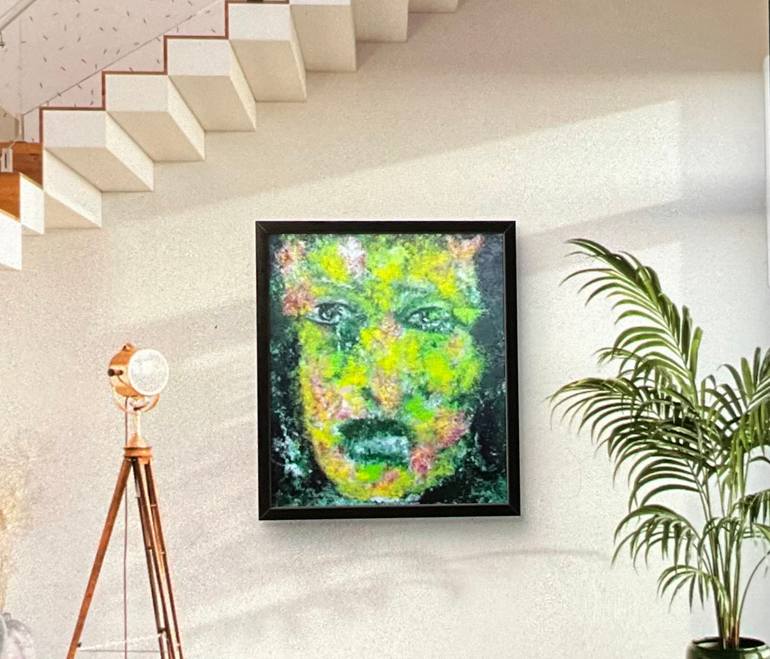 Original Abstract Expressionism People Painting by Gina Lafont