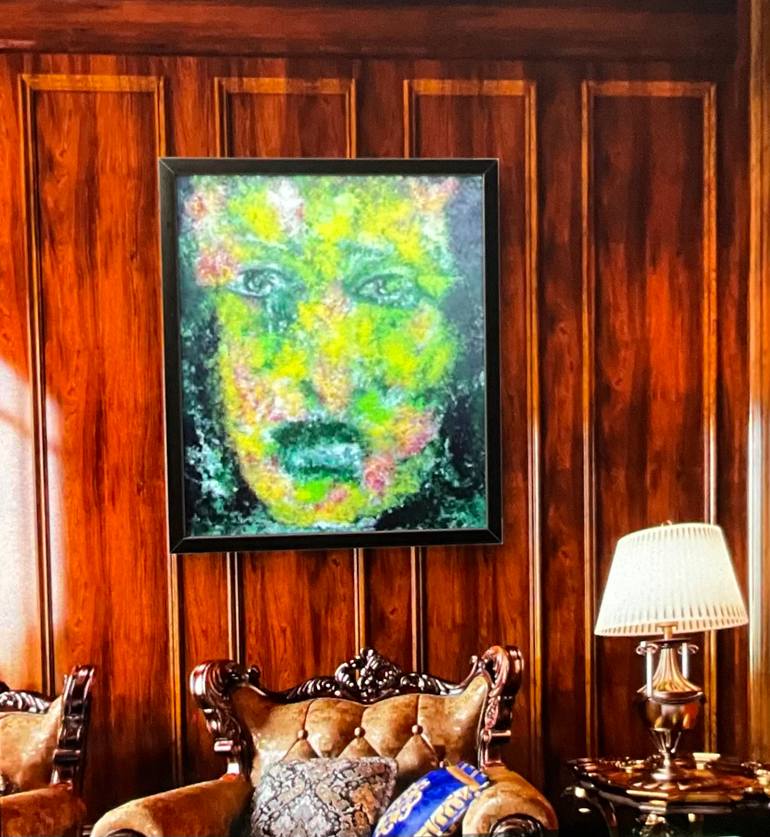 Original Abstract Expressionism People Painting by Gina Lafont