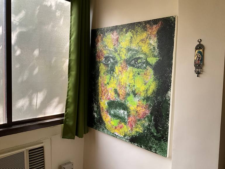 Original Abstract Expressionism People Painting by Gina Lafont
