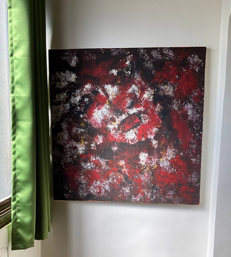 Original Abstract Expressionism Abstract Painting by Gina Lafont