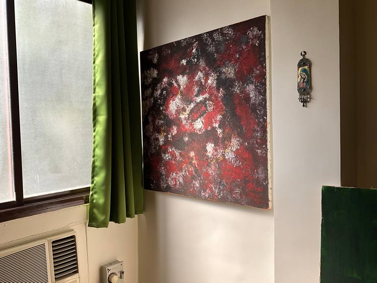 Original Abstract Expressionism Abstract Painting by Gina Lafont