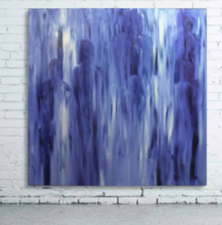 Original Abstract Expressionism Abstract Painting by Gina Lafont