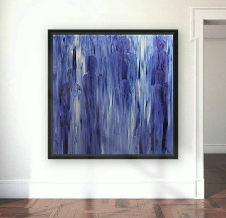 Original Abstract Expressionism Abstract Painting by Gina Lafont