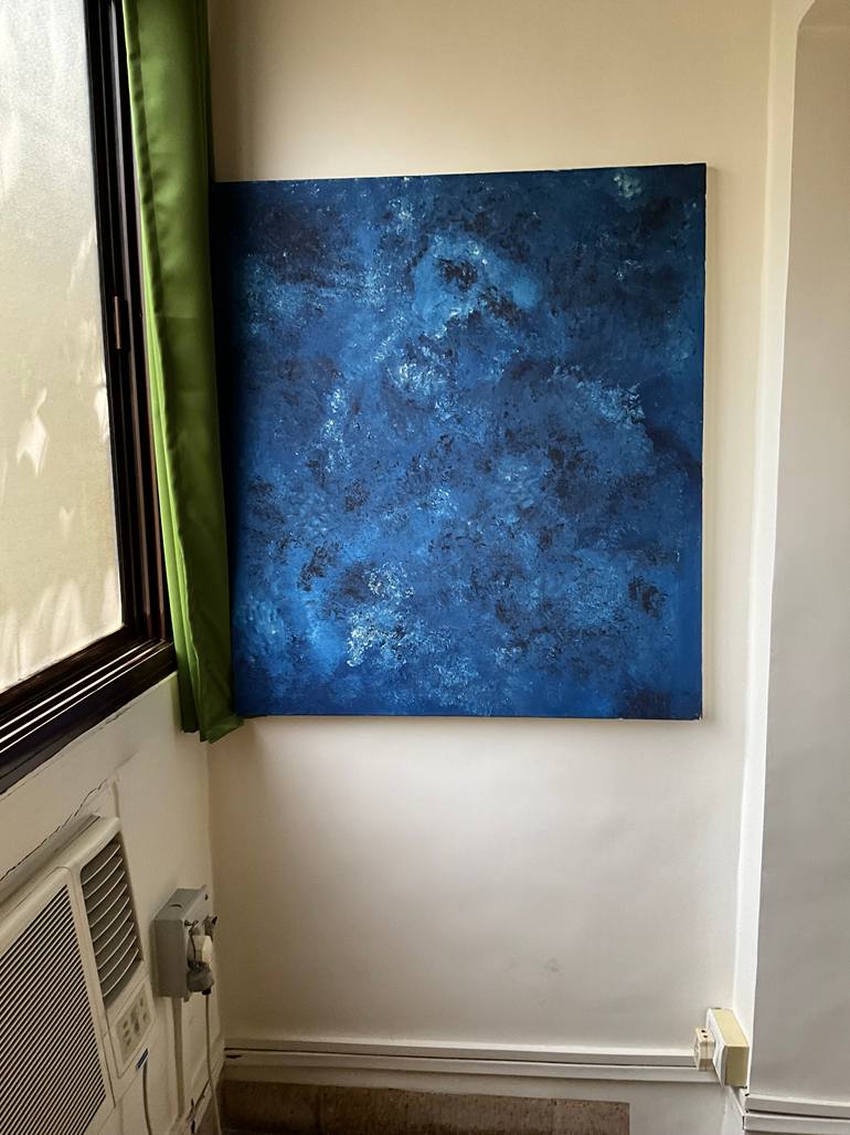 Original Abstract Expressionism People Painting by Gina Lafont