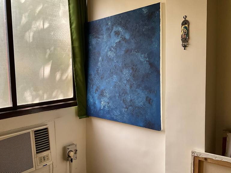 Original Abstract Expressionism People Painting by Gina Lafont